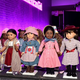 Row of original American Girl dolls